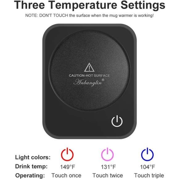 Coffee Warmer, Coffee Mug Warmer for Desk with Auto Shut Off, Coffee Cup Warmer - Picture 4 of 6